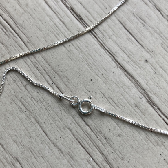 Sterling silver necklace with carnelian - Picture 6 of 6